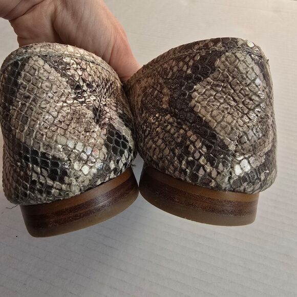 Sam Edelman Lior leather snakeskin print loafers shoes. Size 9 - Picture 8 of 9